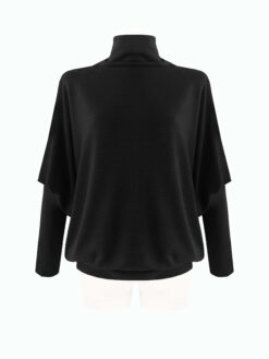 Alternative view of TULIP-PULLOVER schwarz