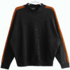 STRICK-SWEATER<br />schwarz/rusty orange