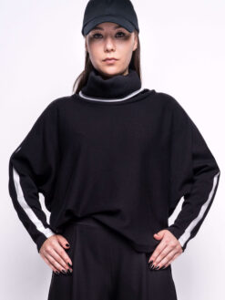 Alternative view of ROLLKRAGEN PULLOVER schwarz