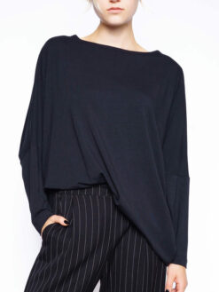 Alternative view of TRAPEZ LONGSLEEVE nachtblau