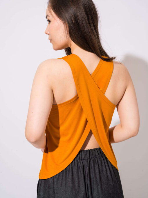 BUTTERFLY TOP orange<br />Gr. M/L