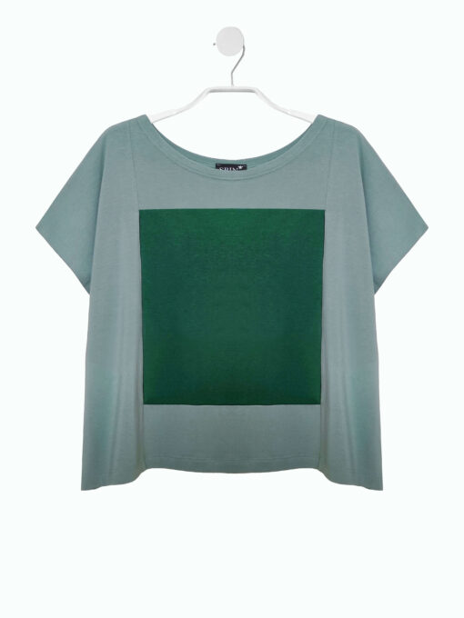 SQUARE TOP sage/waldgrün