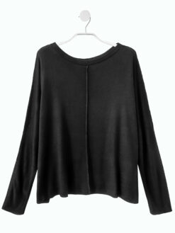 Alternative view of SOFT KNIT PULLOVER schwarz