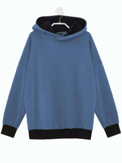 HOODIE rauchblau