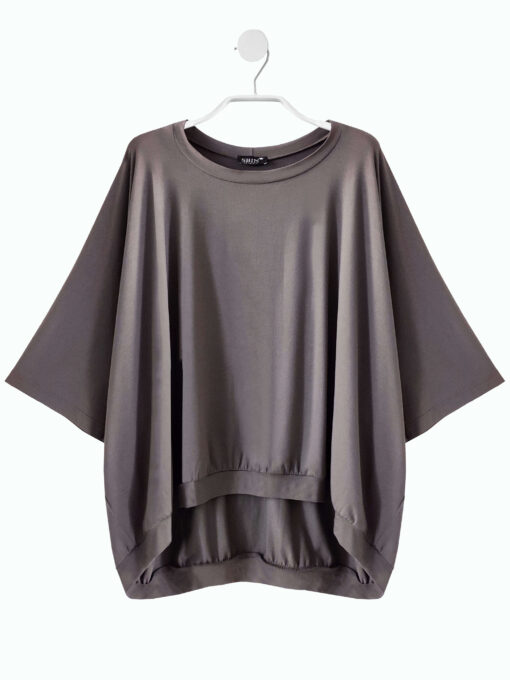 KIMONO TOP warm taupe