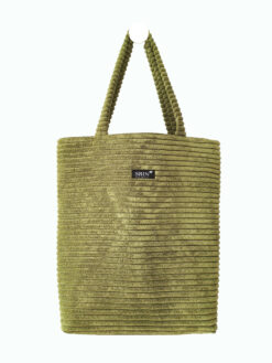 TOTE BAG XL-Cord grün