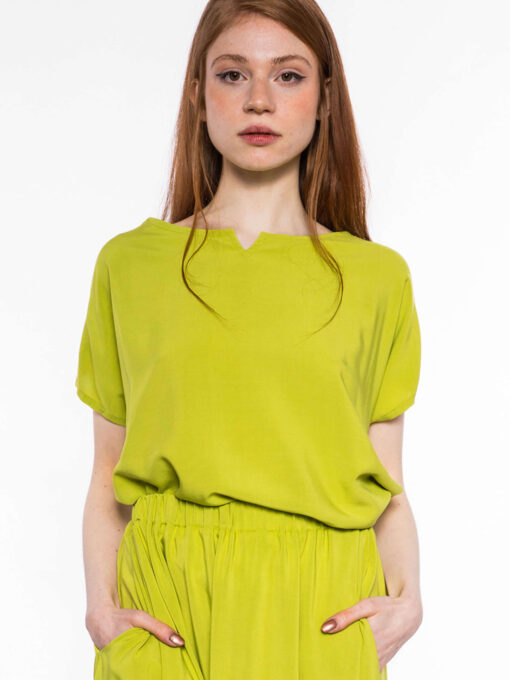 BAMBUS TOP lime