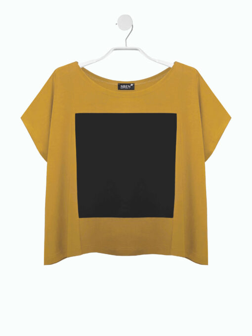 SQUARE TOP honey/schwarz