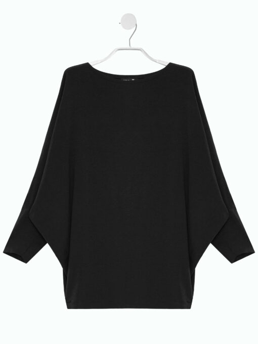 TRAPEZ LONGSLEEVE schwarz