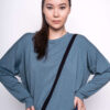 HIP-TOP LONGSLEEVE rauchblau