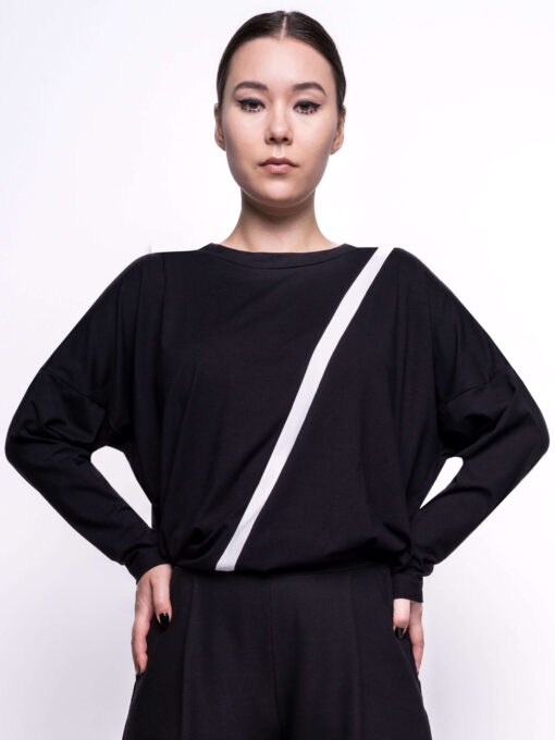 HIP-TOP LONGSLEEVE schwarz