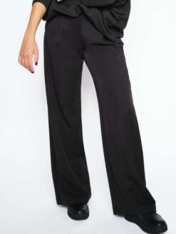 Alternative view of PALAZZOHOSE Bundfalte schwarz