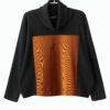 ROLLKRAGEN PULLOVER<br />schwarz/rusty orange
